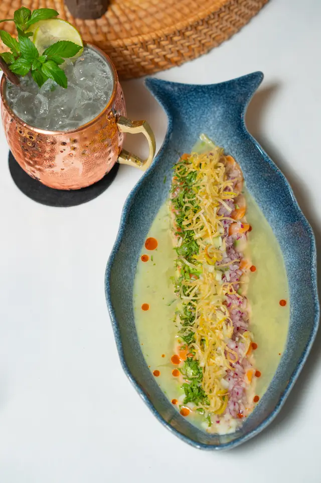 Tiradito de salmón